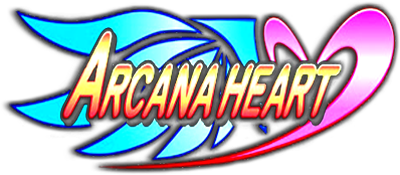 Arcana Heart title screen for Playstation 2